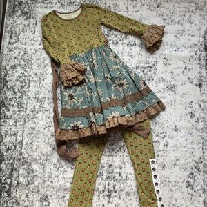 Girls Mustard Pie 2pc outfit